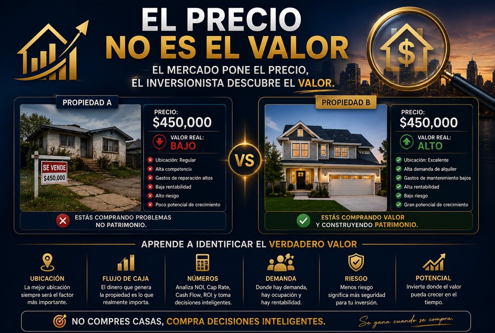 El Precio No Es El Valor - Comparaci&oacute;n Propiedad A vs Propiedad B
